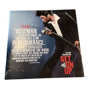 Get On‎ Up FYC 2014 Gorgeous color promo book Chadwick Boseman as James Brown